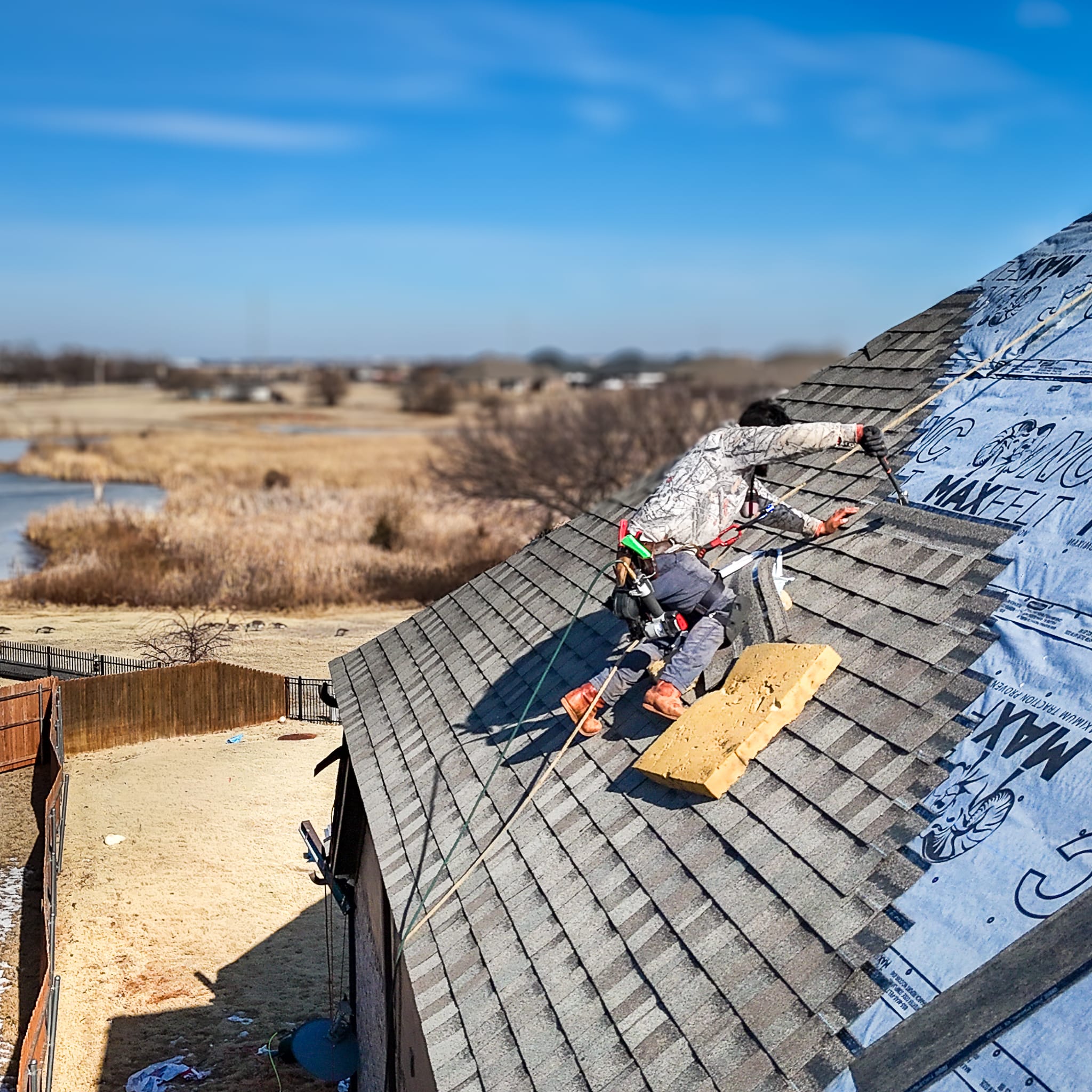 Contact OKC Roofers Roofing Contractor to repair hail & Storm damage